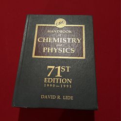 Handbook Of Chemistry And Physics 