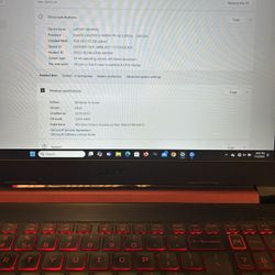 Acer Nitro 5 Gaming laptop (Model# AN 515-54)
