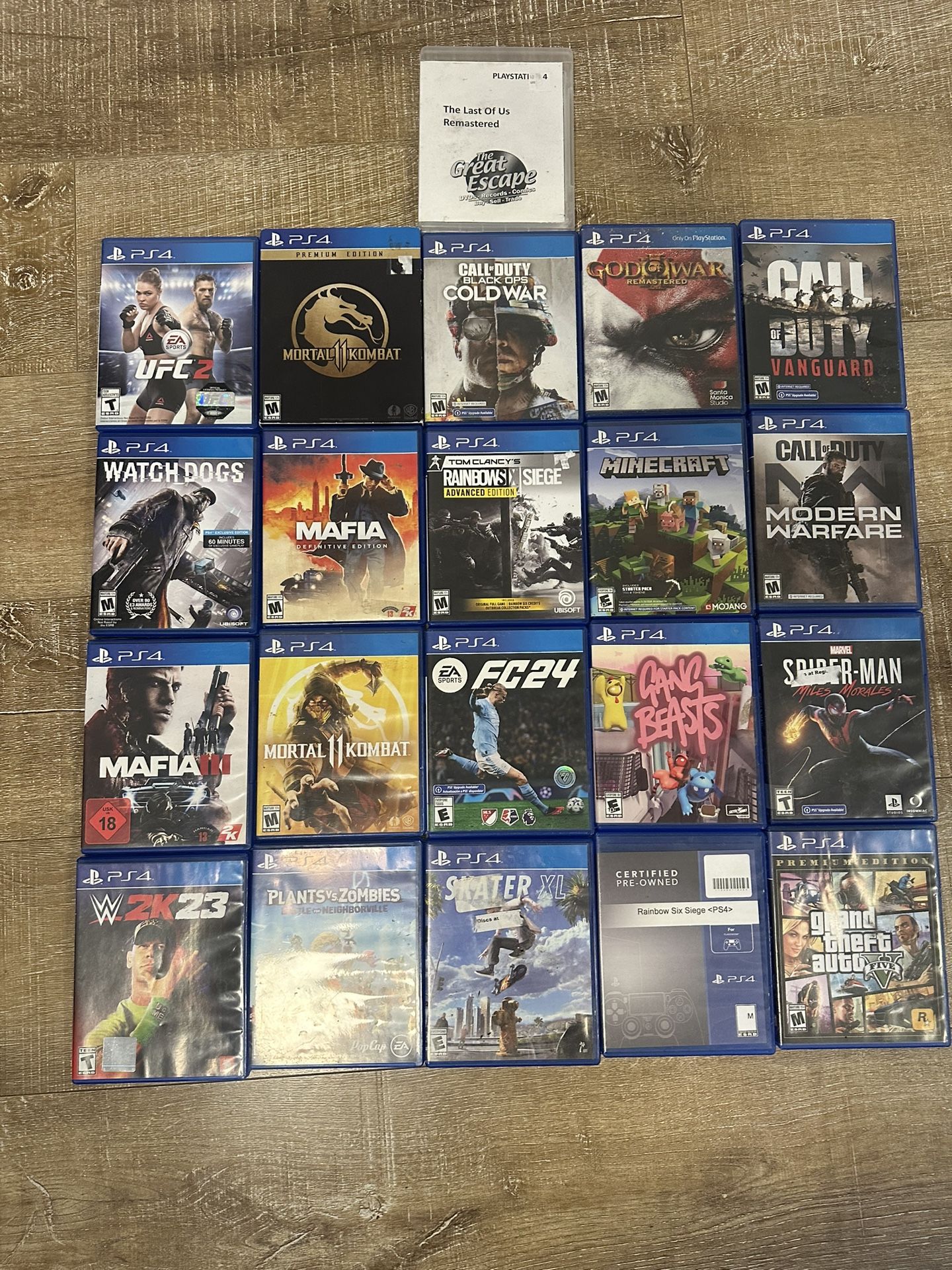 PS4 GAMES!!!