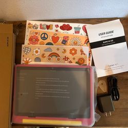 Kids tablet (Pink, NEW In-box)  10.1” HD Display newest Android 15 OS