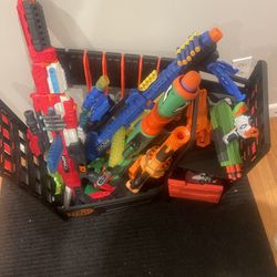 A Collection Of Nerf Guns