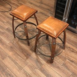 Leather Barstools 150 OBO