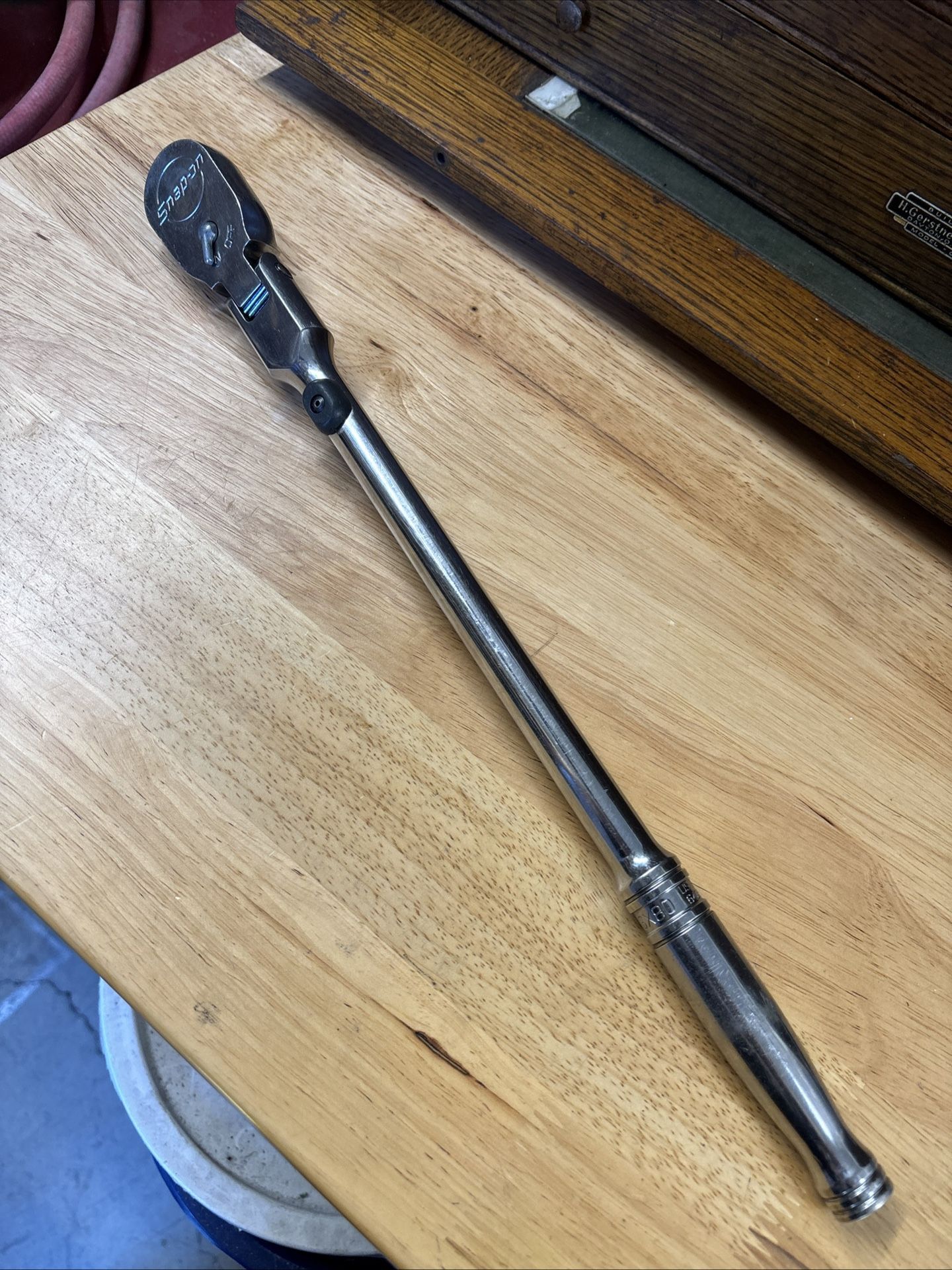 Snap On SX80 - 1/2" Drive Dual 80 Technology Locking Flex Head Ratchet 17''