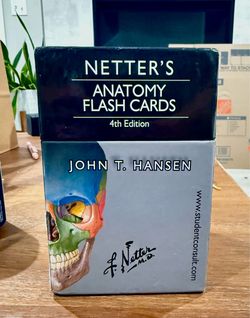 Netter’s Anatomy Flashcards