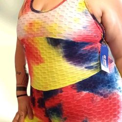 Plus size tye die jumpsuit - Size 1X- Pickup only