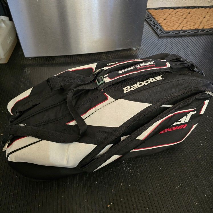 BABOLAT Large Team Multi Tennis Thermal Carrying Bag 12 Racquets Tennis Racket Carry Case