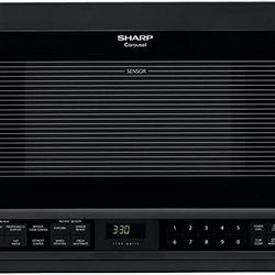 Sharp R1210 1.5 cu. ft. 1100W Over-the-Counter Carousel Microwave Oven - Black ADO #:Z-2168 Brand New – No Box.Price is Firm.  Description : 1.5 cu. f