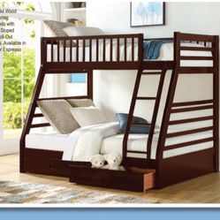 Twin/Bunk Bed With Mattress Included 