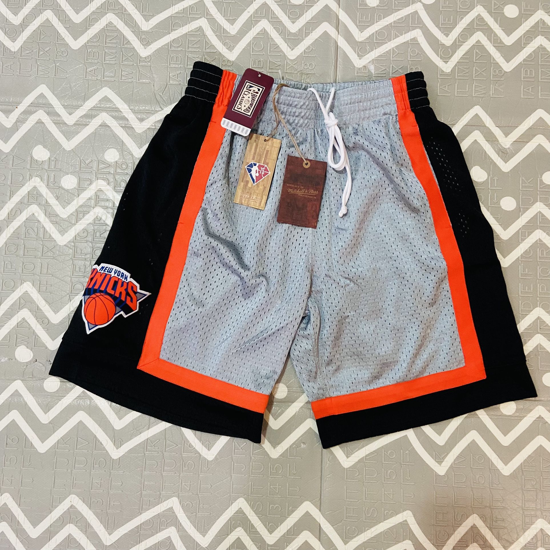 Mitchell and ness vintage retro New York Ny Knicks basketball shorts Short