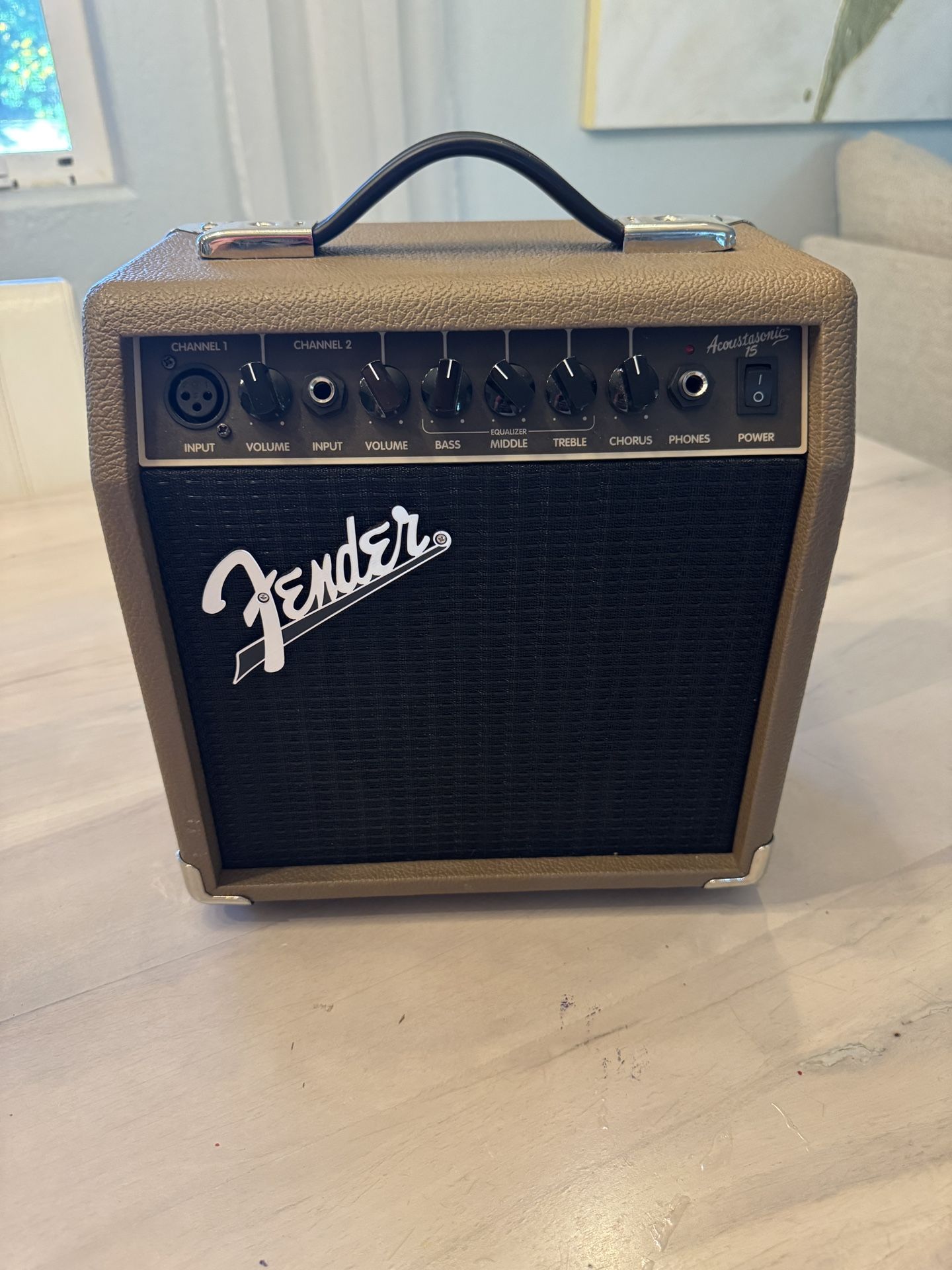 Fender Acoustasonic Guitar Amp for Acoustic Guitar -15 Watts
