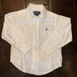 4T Ralph Lauren Long Sleeve Button Up Shirt
