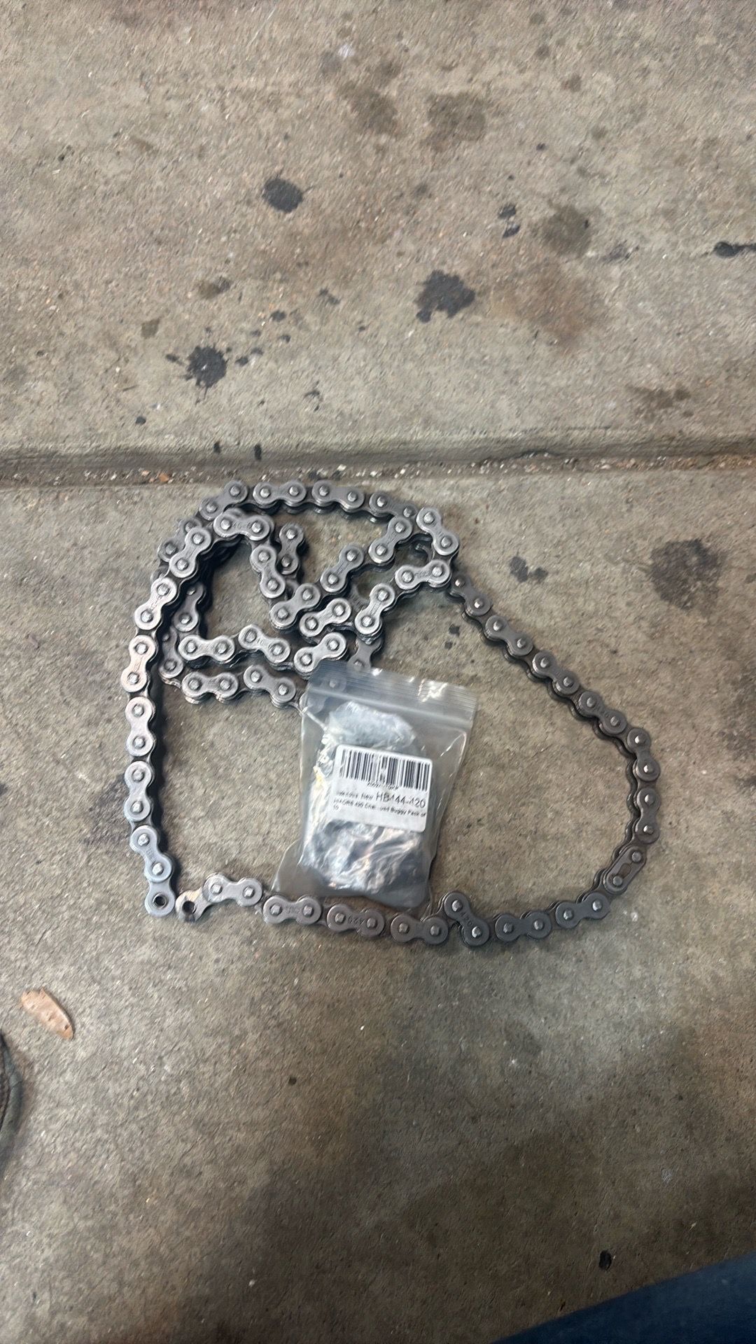 Old 420 chain and 10 master links