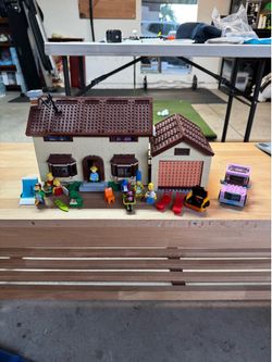 LEGO Lot – Simpsons House, Parisian Restaurant, Star Wars AT-AT, Chima/Crocodile Boat, Race Car + Extra Pieces