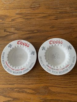 Antique Coors Ash Trays