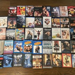 Lot of 44 DVD & Blu-ray