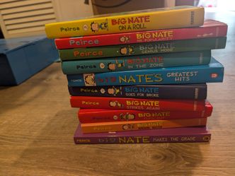 10 Big Nate books (hard cover and paperback)