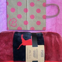 PINK & Victoria’s Secret Blankets 