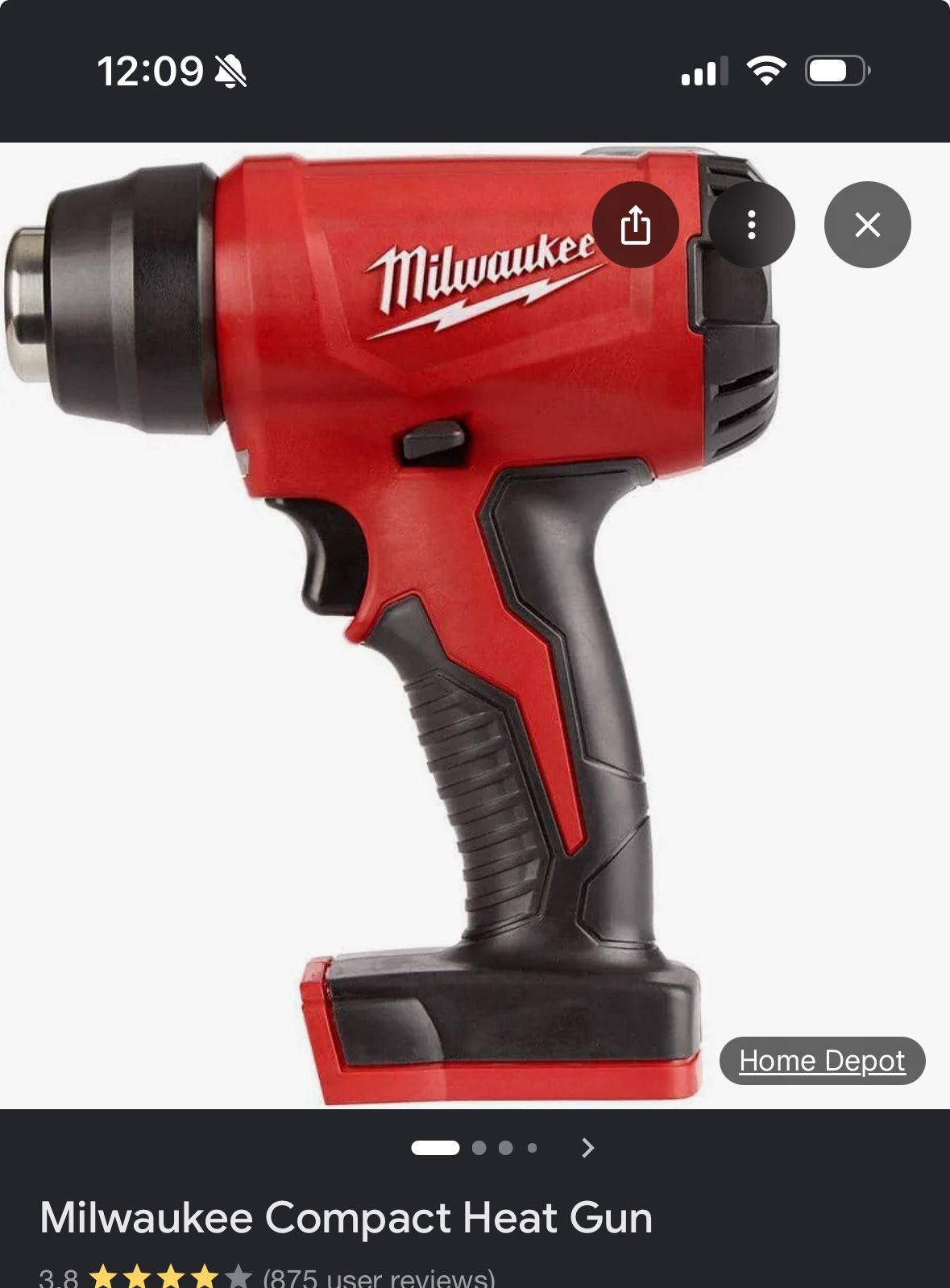 Milwaukee New Heat Fun m18