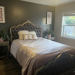 Luxury Queen Bed Frame And Sealy Intellibed Mattress - 