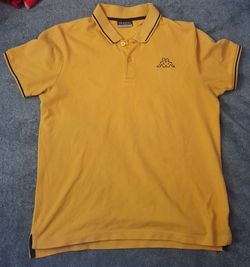 Size L vintage Kappa polo yellow