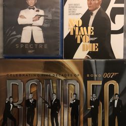James Bond bluray Blu-Ray All 25 Movies