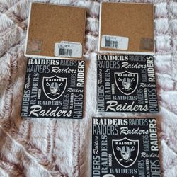 Raiders Tile Coaster Drinks New $10 Each