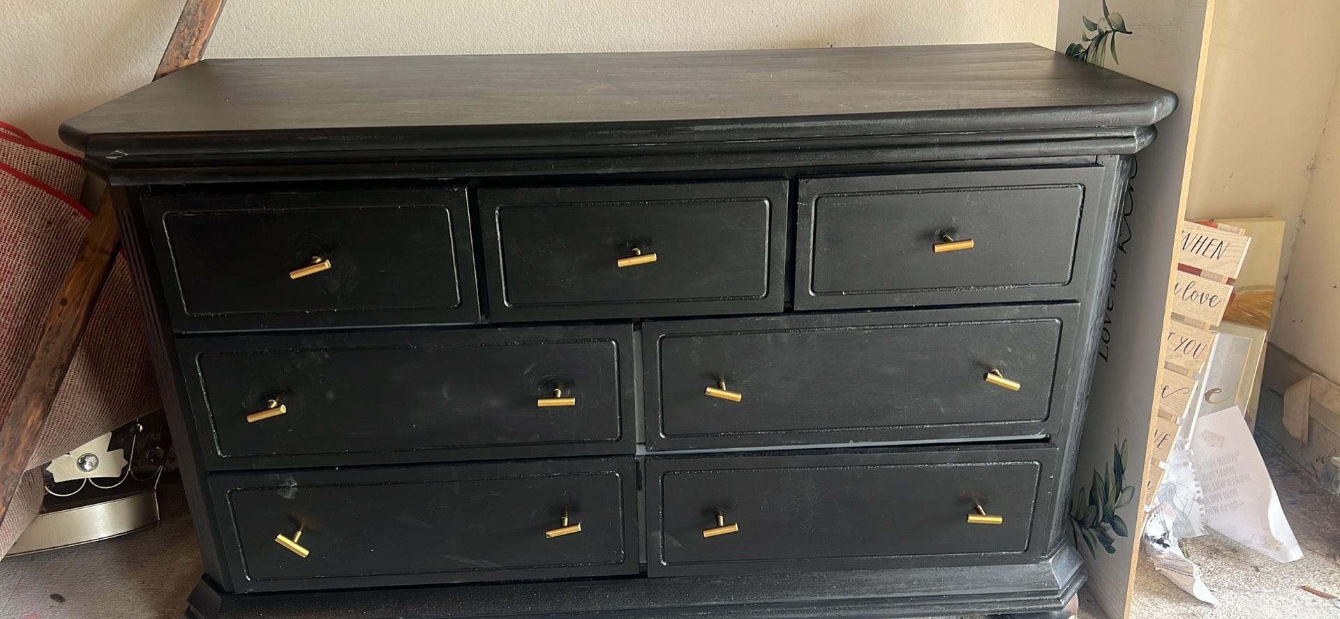 Restored Dresser Good Knobs