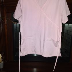 Natural Uniforms Light Pink Scrub Top