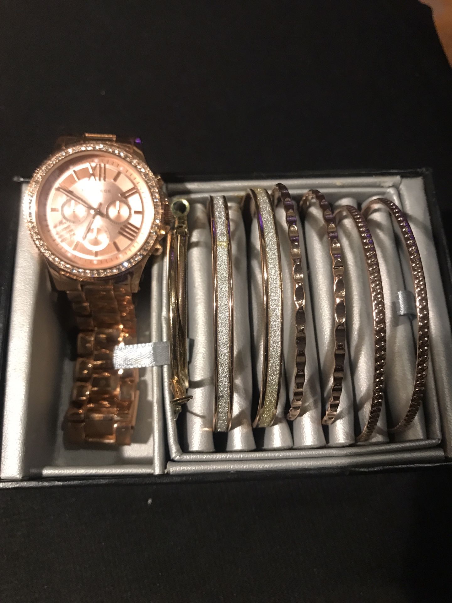 Rampage Watch And Bangle Set