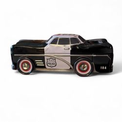 Police Car Collectible  Metal Container 