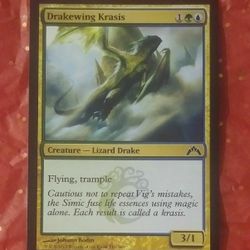 2013 MTG Drakewing Krasis Creature Lizard Drake #157 Flying Trample Magic The Gathering Card Game Wizards Of The Coast Collectible Trading