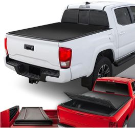 16-23 Toyota Tacoma Soft Trifold Tonneau Truck Bed Cover Tapadera Cobertor