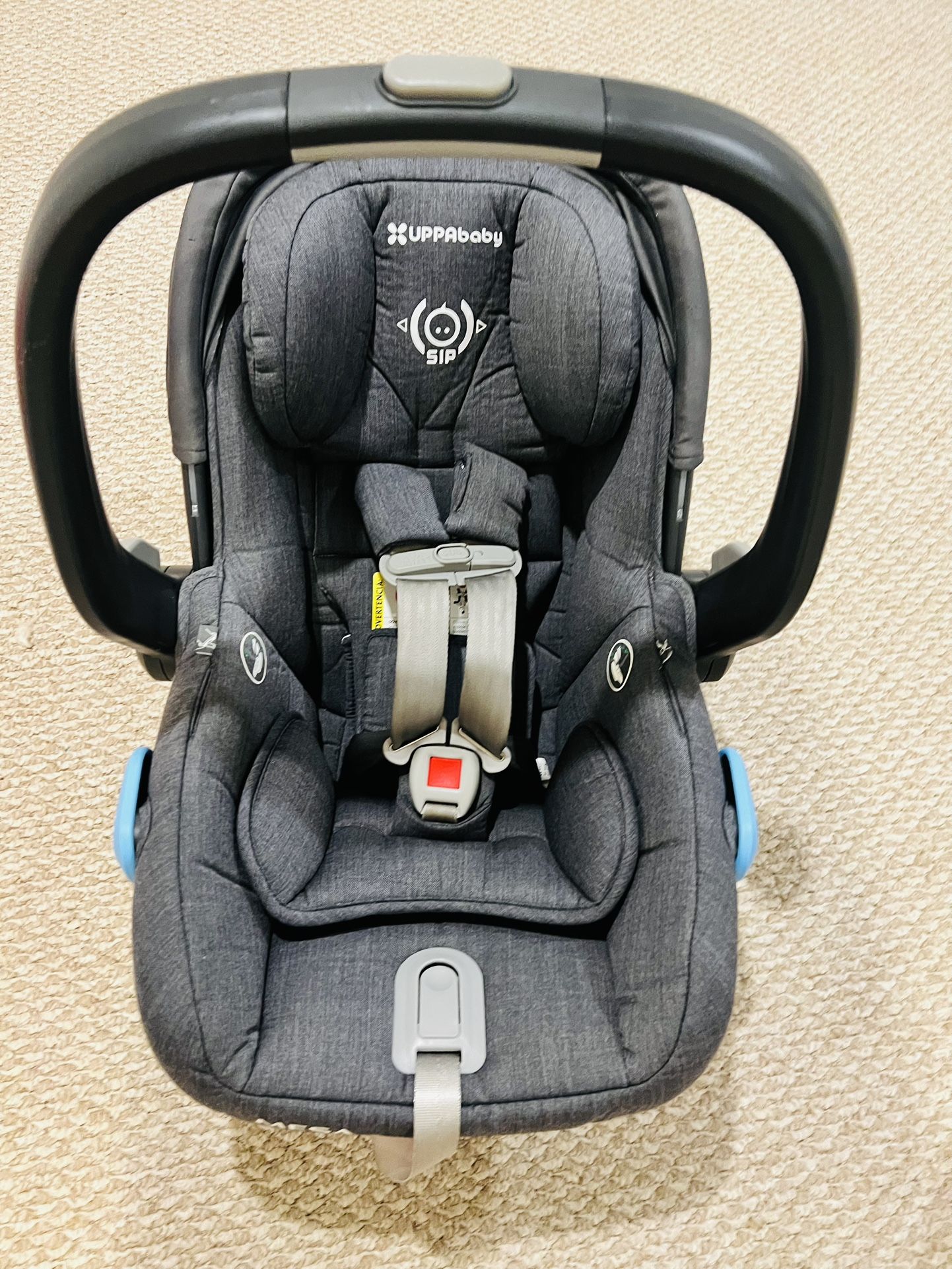 UPPAbaby MESA Infant Car Seat - JORDAN (charcoal mélange|merino wool) + MESA Base
