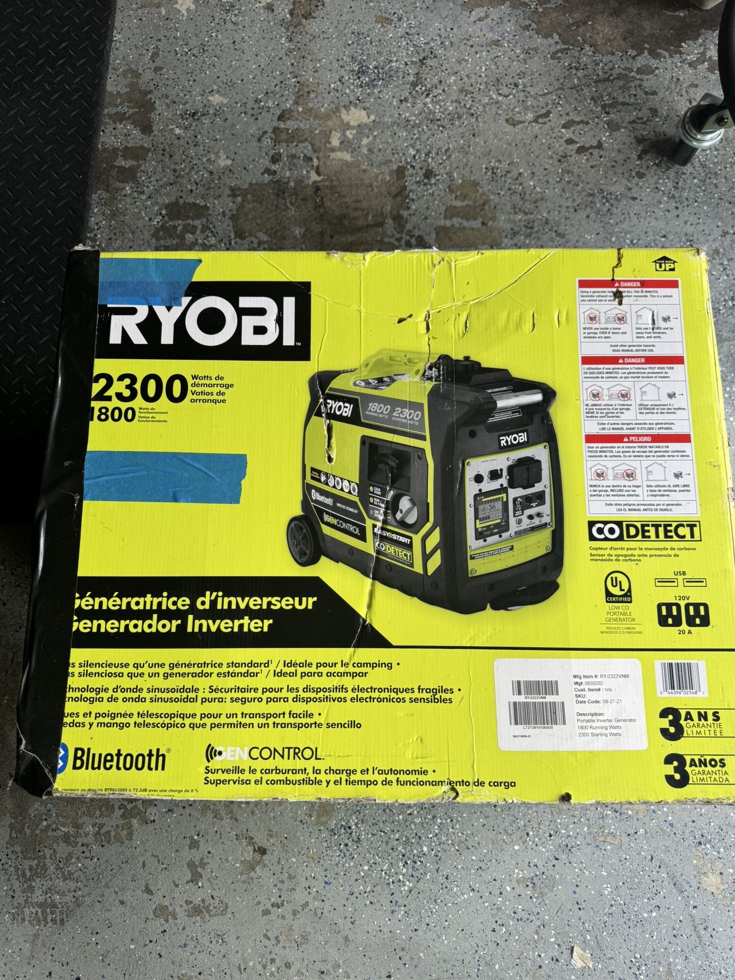 Ryobi 2300w Generator 