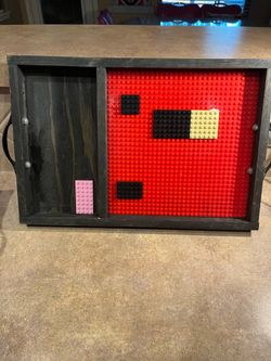 Large Lego Storage & Builder Wooden Tray w/Handles
