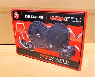 DB Drive WDX65C 6.5" Component Speaker System 500 Watts WDX65C 🚨 Payment Options Available 🚨 No Credit Needed 🚨