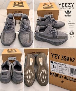 Adidas Yeezy Boost 350 V2 Sneakers Size 6.5