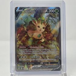 leafeon v pokemon card value 2022 Pokemon Japanese Sword & Shield Vstar Universe Leafeon Vstar Fa #210 Vstar Universe PSA 10 Japanese main image 0