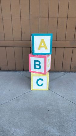 Set Of Three Wooden Oversized Storage Box