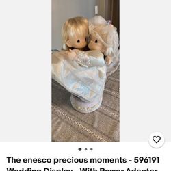 The enesco precious moments - 596191 Wedding Display - With Power Adapter