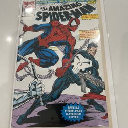 Amazing Spider-Man #358 Direct Marvel 1992 Punisher Moon Knight Darkhawk, NM. New Book