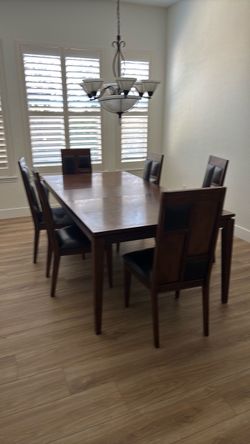 Dining table with chairs