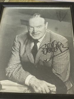 Bob Hope Autographed Picture Vintage 