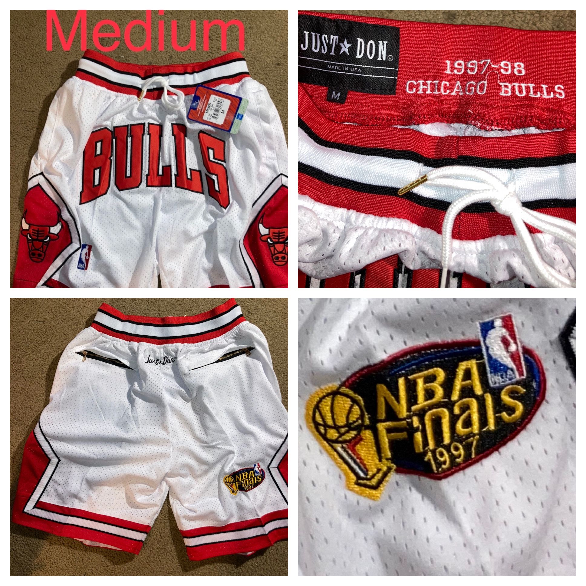 Medium Just Don Chicago Bulls Shorts 🔥🏀New NBA Jerseys Are In
