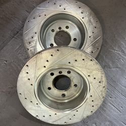 5x120 Rotors Drilled And slotted 