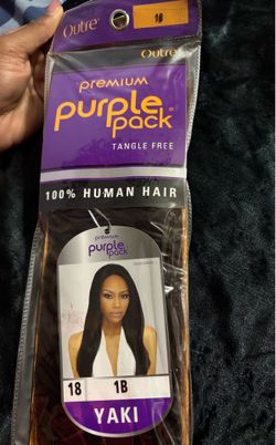 Outre Purple Pack Human Hair 1B