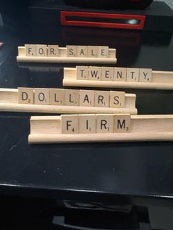Vintage scrabble game