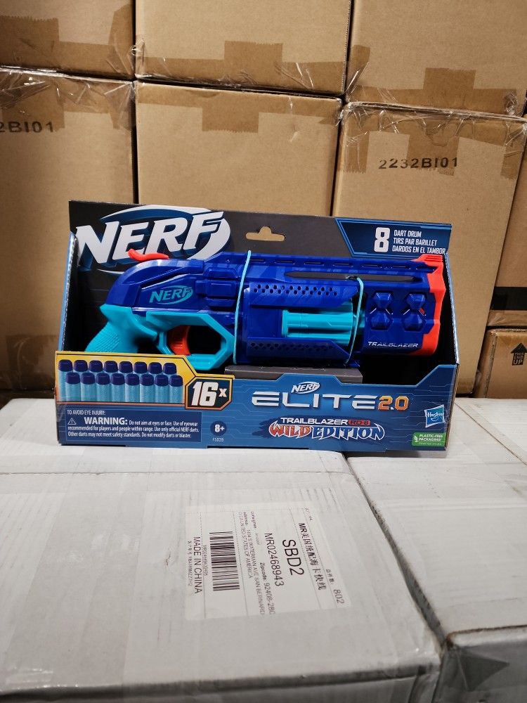 Nerf Gun Elite 2.0 Trailblazer Rd.8 New