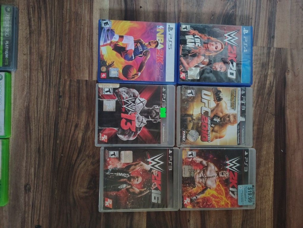 PS5,PS4,PS3,Xbox 360 Games 