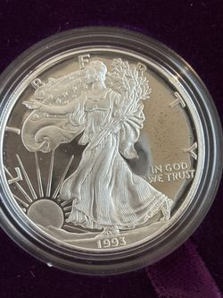 1993-P American Silver Eagle Proof Coin 